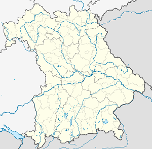 Biresyel destekçiler için işaretli Landkreis Landsberg am Lech haritası
