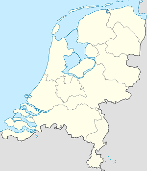 Karta mjesta Nizozemska s oznakama za svakog pristalicu